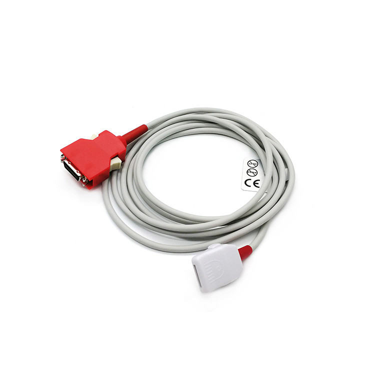 Gray 20 Pin 2.2m SpO2 Extension Cable adaptor Sensors For Massi mo